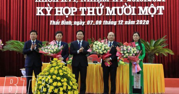 Thái Bình có tân phó chủ tịch Hội đồng nhân dân và UBND