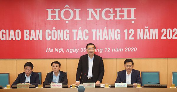 Nhiều lãnh đạo sở, quận, huyện bị Chủ tịch UBND TP Hà Nội phê bình