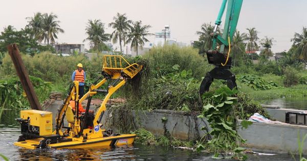 TP.HCM dự kiến chi gần 13 tỉ vớt rác trên sông Vàm Thuật