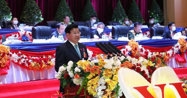 Ông Thongloun Sisoulith làm Tổng Bí thư Đảng Nhân dân Cách mạng Lào khóa XI