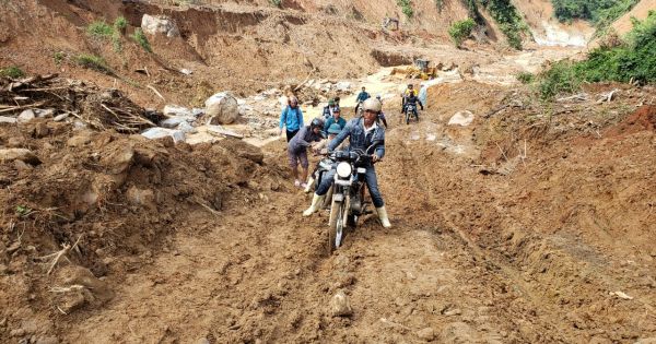 Nối lại tìm kiếm 4 người mất tích do sạt lở đất ở Phước Sơn Quảng Nam