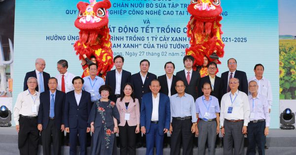 Tập đoàn TH khởi công Dự án chăn nuôi bò sữa công nghệ cao quy mô lớn nhất Đồng bằng sông Cửu Long và khởi động “Tết trồng cây” tại An Giang