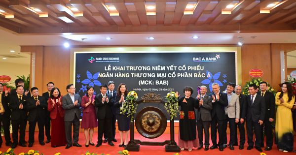Bắc Á Bank chính thức niêm yết cổ phiếu trên sàn HNX