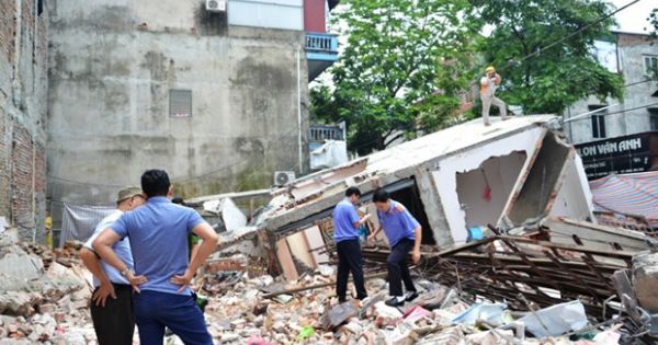 Lào Cai: Căn nhà 3 tầng bất ngờ đổ sập trong đêm
