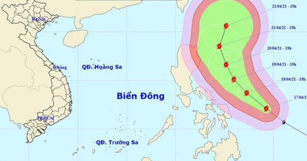 Xuất hiện siêu bão mạnh cấp 17 ở vùng biển phía đông miền trung Philippines