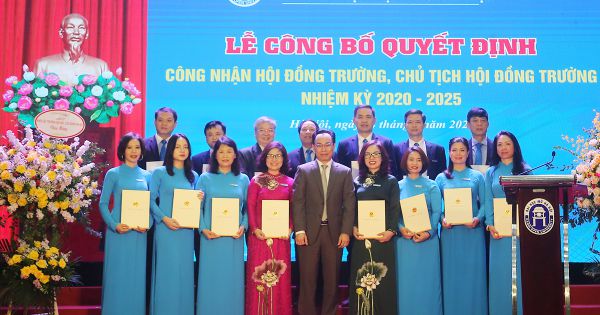 Đại học Mở Hà Nội có hiệu trưởng mới