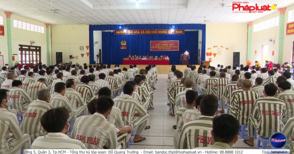 Tiền Giang: Gần 400 phạm nhân Trại giam Phước Hòa được giảm thời hạn chấp hành án phạt tù