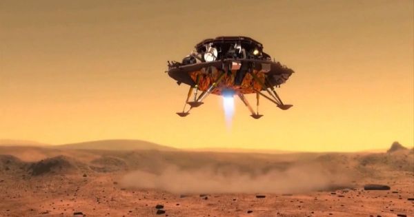 Tàu thăm dò vũ trụ của Trung Quốc đáp thành công xuống bề mặt Sao Hỏa