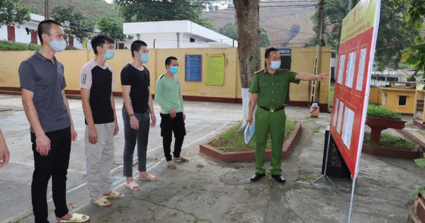 Hình ảnh trước ngày bầu cử tại Trại giam Công an tỉnh Yên Bái