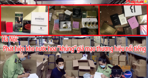 Hà Nội: Phát hiện kho nước hoa “khủng” giả mạo thương hiệu nổi tiếng