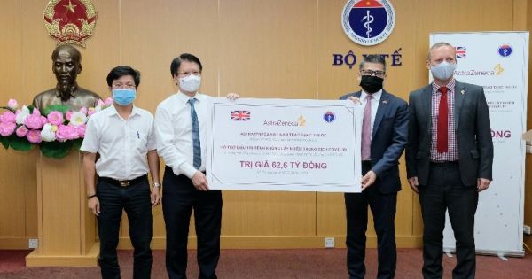 Việt Nam được tặng 150.000 hộp thuốc điều trị bệnh không lây nhiễm