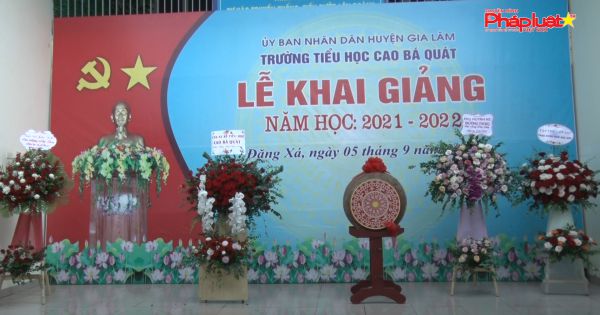 Huyện Gia Lâm, Hà Nội: Lễ khai giảng đăc biệt năm học 2021-2022