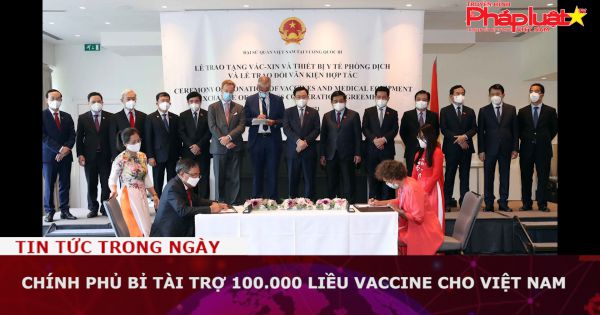 Chính phủ Bỉ tài trợ 100.000 liều vaccine cho Việt Nam