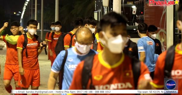 Đội tuyển Việt Nam hướng tới trận đấu gặp đội tuyển Oman với tinh thần tích cực