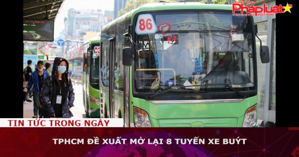TPHCM đề xuất mở lại 8 tuyến xe buýt
