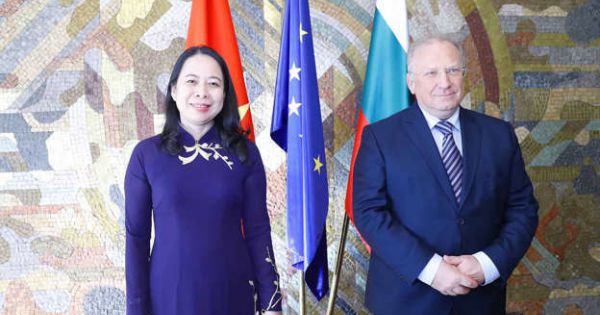 Phó Chủ tịch nước Võ Thị Ánh Xuân đề nghị Bulgaria ủng hộ việc EU gỡ bỏ thẻ vàng đối với thủy sản Việt Nam