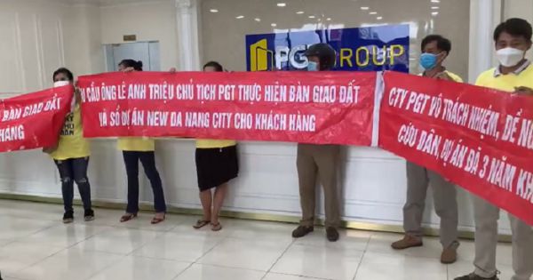 Đà Nẵng: Người dân tiếp tục kéo đến công ty Phú Gia Thịnh đòi sổ đỏ trong “vô vọng”