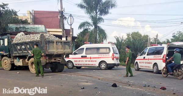 Bắt giam tài xế xe ben tông tử vong 3 người tại Đồng Nai