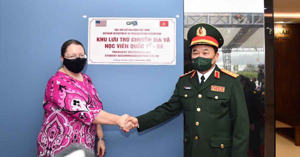 Mỹ bàn giao khu lưu trú 1 triệu USD cho Cục Gìn giữ Hòa bình Việt Nam