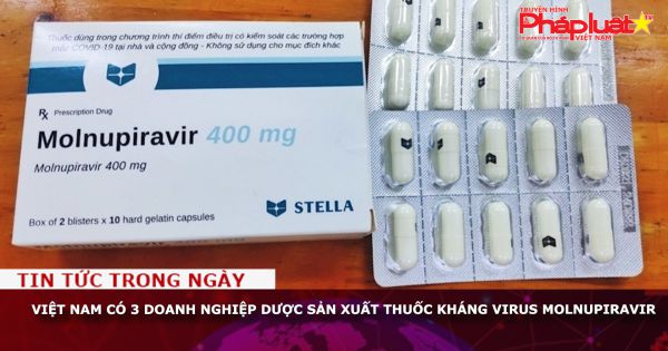 Việt Nam có 3 doanh nghiệp dược sản xuất thuốc kháng virus Molnupiravir