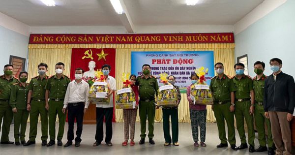 Phòng Cảnh sát Môi trường Đà Nẵng với phong trào đền ơn đáp nghĩa