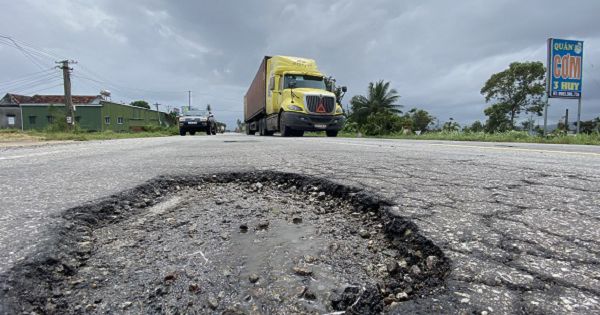 Quảng Ngãi: Sớm khắc phục hư hỏng đường Quốc lộ 1A đoạn tránh qua thị xã Đức Phổ