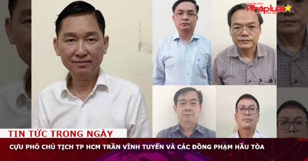 Cựu Phó chủ tịch TP HCM Trần Vĩnh Tuyến và các đồng phạm hầu tòa