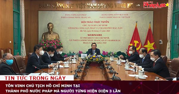 Tôn vinh Chủ tịch Hồ Chí Minh tại thành phố nước Pháp mà Người từng hiện diện 3 lần