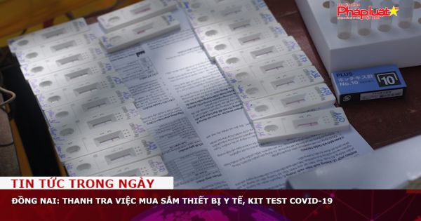 Đồng Nai: Thanh tra việc mua sắm thiết bị y tế, kit test Covid-19