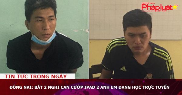 Đồng Nai: Bắt 2 nghi can cướp iPad 2 anh em đang học trực tuyến