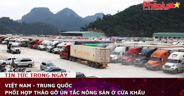 Việt Nam - Trung Quốc phối hợp tháo gỡ ùn tắc nông sản ở cửa khẩu