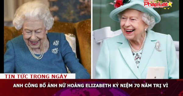 Anh công bố ảnh Nữ hoàng Elizabeth kỷ niệm 70 năm trị vì