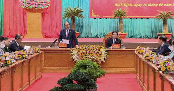 Chủ tịch nước yêu cầu Bình Định cần tránh phát triển nóng gây phá vỡ quy hoạch