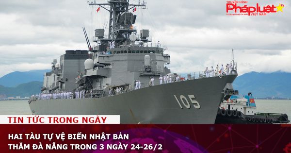 Hai tàu tự vệ biển Nhật Bản thăm Đà Nẵng
