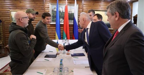 Nga và Ukraine bắt đầu vòng đàm phán thứ ba ở phía Tây Belarus
