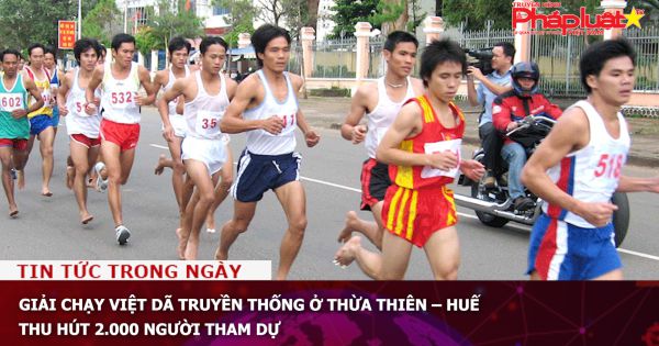 Giải chạy việt dã truyền thống ở Thừa Thiên - Huế thu hút 2.000 người tham dự