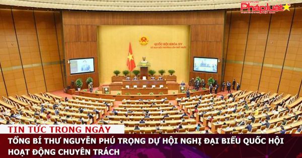 Tổng Bí thư Nguyễn Phú Trọng dự Hội nghị đại biểu Quốc hội hoạt động chuyên trách