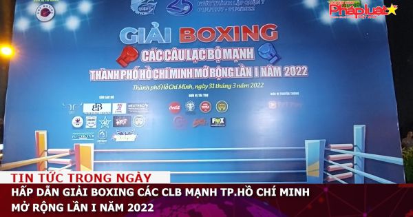 Hấp dẫn Giải Boxing Các CLB mạnh TP.Hồ Chí Minh mở rộng lần I năm 2022