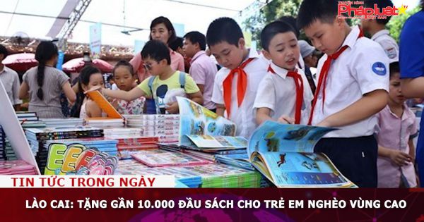 Lào Cai: Tặng gần 10.000 đầu sách cho trẻ em nghèo vùng cao