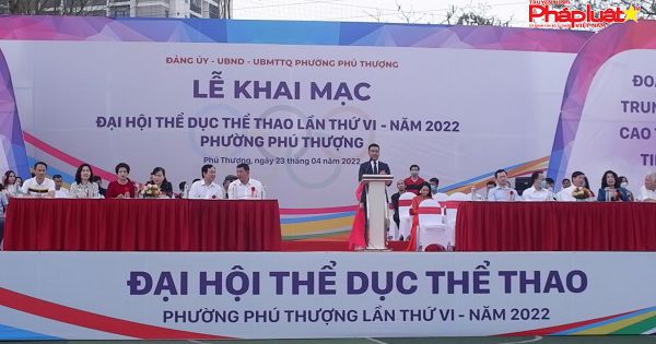 Phú Thượng, Tây Hồ: Hơn 400 vận động viên tham gia Đại hội Thể dục thể thao lần thứ VI năm 2022