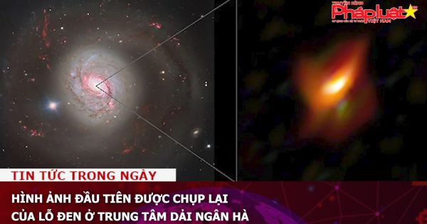 Hình ảnh đầu tiên được chụp lại của lỗ đen ở trung tâm Dải ngân hà