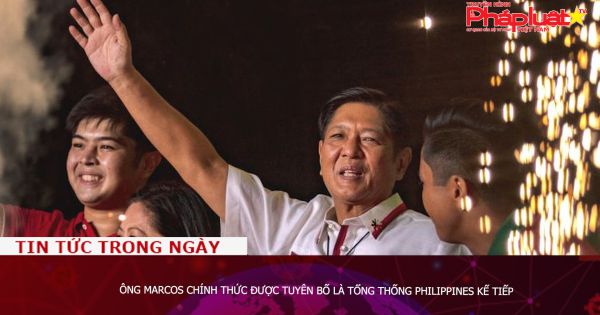 Ông Marcos chính thức trở thành tổng thống Philippines kế tiếp
