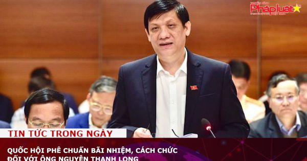 Quốc hội phê chuẩn bãi nhiệm, cách chức đối với ông Nguyễn Thanh Long