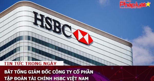 Bắt Tổng giám đốc Công ty Cổ phần Tập đoàn tài chính HSBC Việt Nam