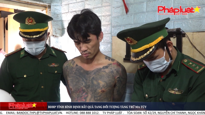 BĐBP tỉnh Bình Định bắt quả tang đối tượng tàng trữ ma túy