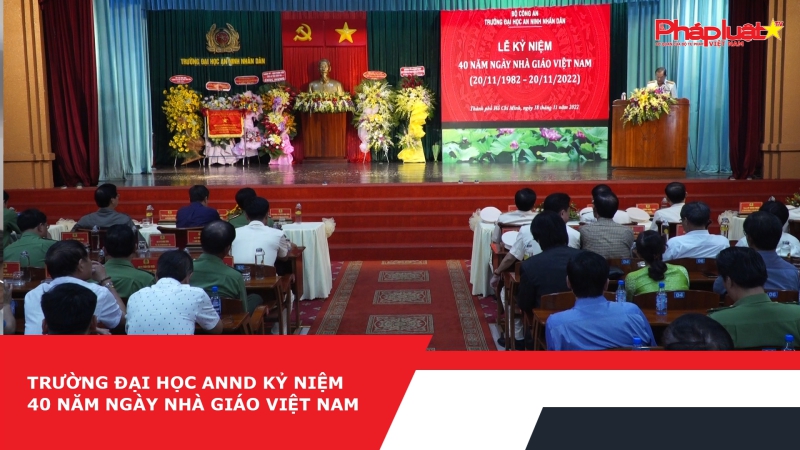 Trường Đại học ANND kỷ niệm 40 năm Ngày Nhà giáo Việt Nam