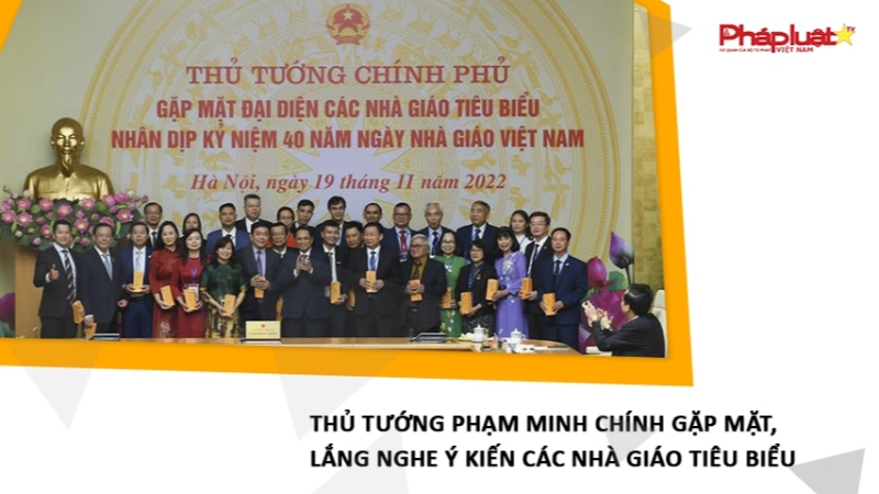 Thủ tướng Phạm Minh Chính gặp mặt, lắng nghe ý kiến các nhà giáo tiêu biểu