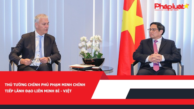 Thủ tướng Chính phủ Phạm Minh Chính tiếp lãnh đạo Liên minh Bỉ - Việt