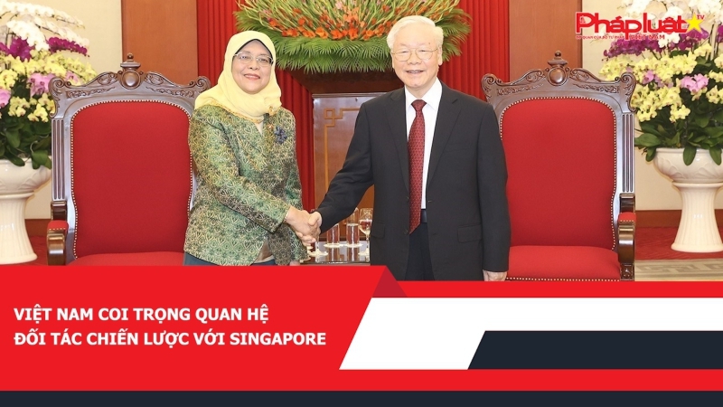 Việt Nam coi trọng quan hệ đối tác chiến lược với Singapore
