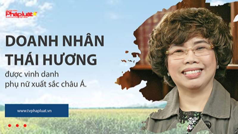 Talkshow Người Việt Năm Châu: Doanh nhân Thái Hương được vinh danh phụ nữ xuất sắc châu Á.